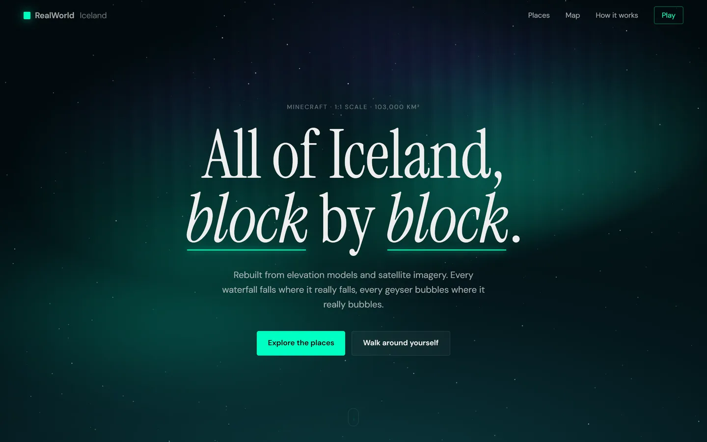 RealWorld Iceland home page
